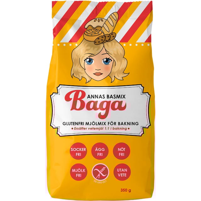 Produktfoto för Baga Annas Glutenfria Basmix 350 g
