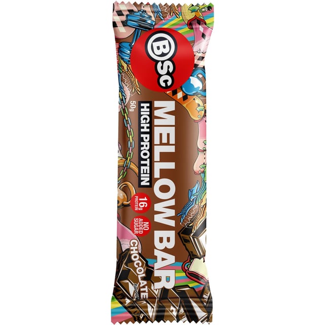 BSc Mellow Bar Chocolate 50 g | Mat & dryck - Bars - Proteinbars | Apoteka