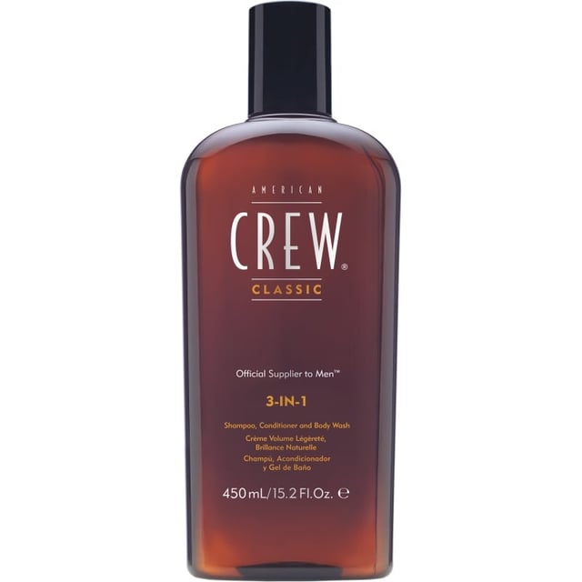 American Crew Classic 3-in-1 450 ml | Hudvård - Hudvård för män - Kroppsvård för män - Duschtvål & bodylotion,Hudvård - Kroppsvård - Bad & dusch - Duschkräm & duschtvål,Hårvård - Schampo - Schampo för torrt hår,Hårvård - Balsam - Balsam för skadat hår,Hårvård - Hårvård för män | Apoteka