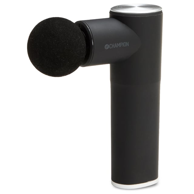 Champion Massagepistol Compact Power 3300RPM 1800mAh MG400 Svart/Silver | Träning - Träningsvärk & muskelsmärtor - Massageverktyg | Apoteka