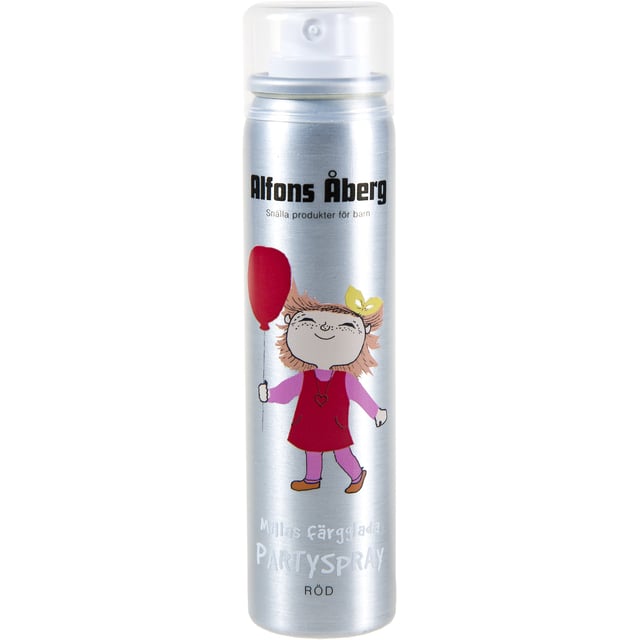 Alfons Åberg Millas färgglada partyspray 80ml | Baby, barn & förälder - Hårvård för barn - Hårsnoddar & hårspännen | Apoteka