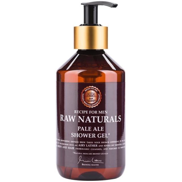 Raw Naturals Pale Ale Shower Gel 300 ml | Hudvård - Kroppsvård - Bad & dusch - Duschkräm & duschtvål | Apoteka