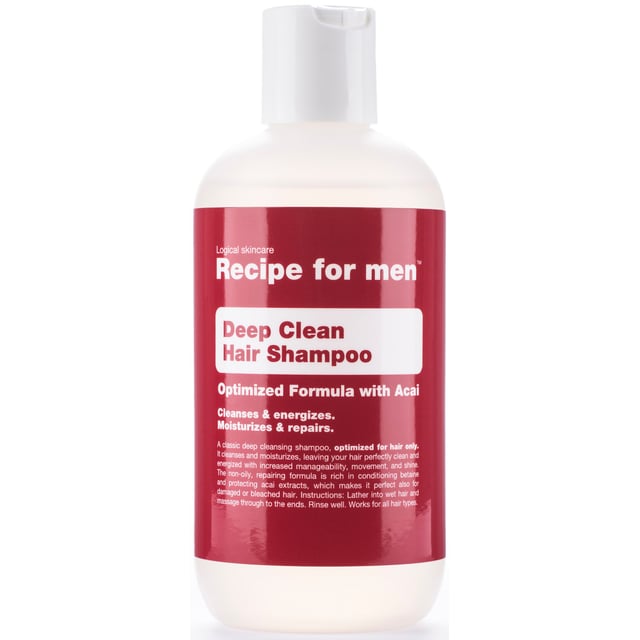 Recipe for men Deep Cleansing shampoo 250 ml | Hårvård - Schampo - Detoxschampo | Apoteka