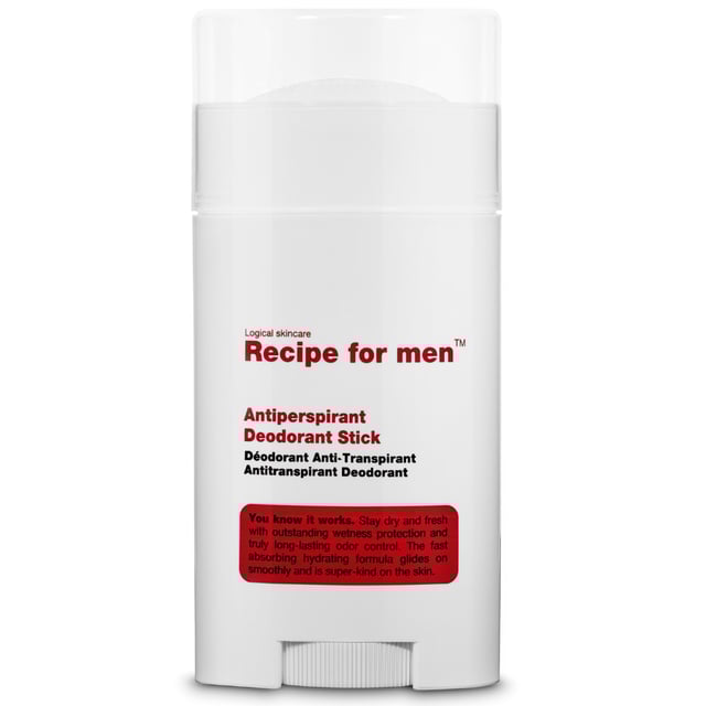 Recipe for men Antiperspirant Deodorant Stick 50 ml | Hudvård - Hudvård för män - Kroppsvård för män - Deodorant | Apoteka