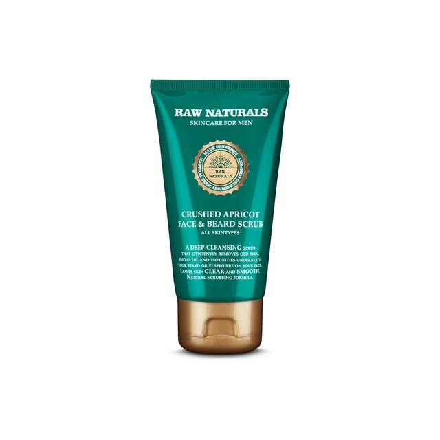 Raw Naturals Crushed Apricot Face & Beard Scrub