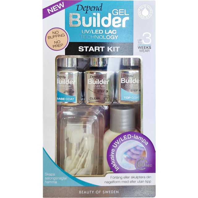 Depend Gel Builder Startkit | Smink - Naglar - Nagellack - Bas- & topplack | Apoteka