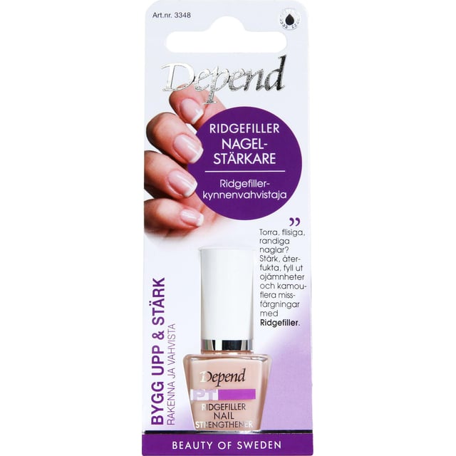 Depend Ridgefiller Nagelstärkare 8ml | Smink - Naglar - Nagellack - Nagelförstärkare | Apoteka