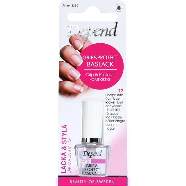 Depend Grip & Protect Baslack | Smink - Naglar - Nagellack - Bas- & topplack | Apoteka