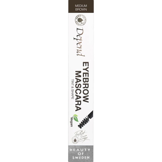 Depend Eyebrow Mascara Medium Brown 2,5 ml | Smink - Ögonbryn - Ögonbrynsskugga & ögonbrynsgel | Apoteka