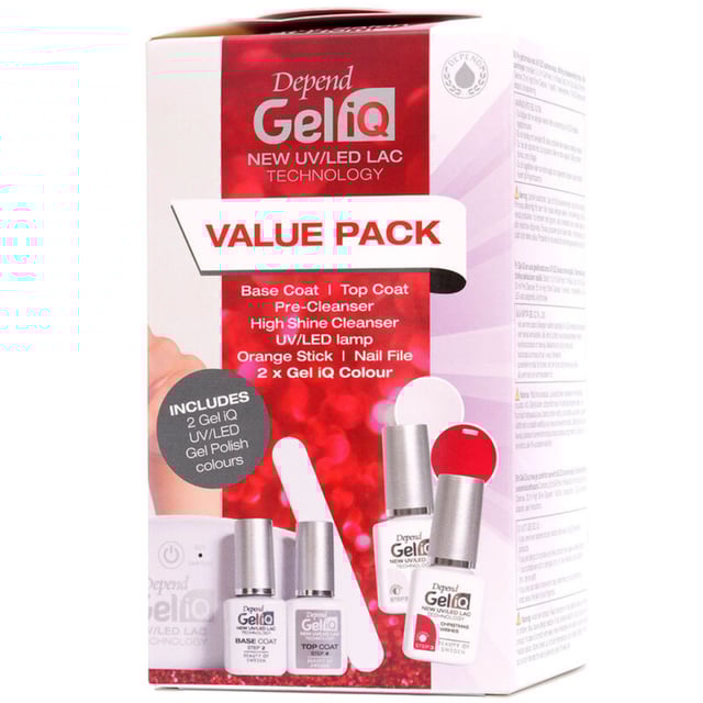 Depend Gel iQ Value Pack | Smink - Naglar - Nagellack - Nagelförstärkare,Smink - Naglar - Nagellack - Bas- & topplack,Smink - Naglar - Nagellack - Färgat nagellack,Smink - Naglar - Nagellacksborttagning | Apoteka