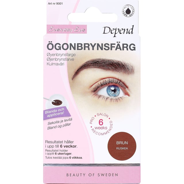 Depend Everyday Eye Ögonbrynsfärg Brun 1 st | Smink - Ögonbryn - Ögonbrynsfärgning & ögonfransfärgning | Apoteka