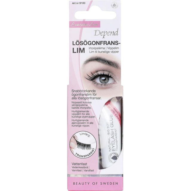 Depend Lösögonfranslim Transparent Bigpack 7g | Smink - Ögonmakeup - Lösögonfransar | Apoteka