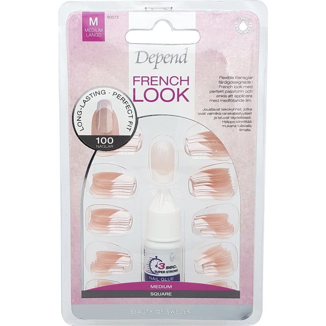 Depend French Fashion 100-pack | Smink - Naglar - Nagellack - Färgat nagellack | Apoteka