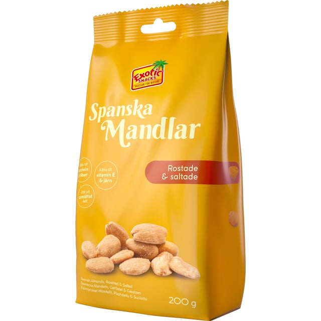 Exotic Snacks Spanska Mandlar 200 g