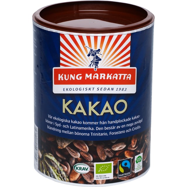 Kung Markatta Kakao ekologisk 250 g | Mat & dryck - Skafferi - Kryddor & smaksättning - Kakao | Apoteka