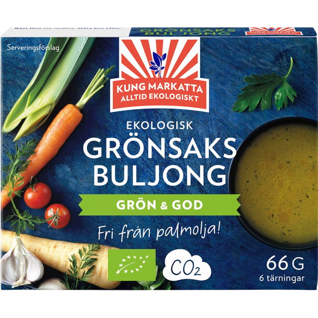 Kung Markatta Grönsaksbuljongtärningar 6 st