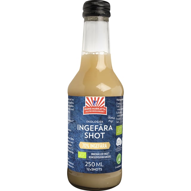 Kung Markatta Ingefära Shot 250 ml | Mat & dryck - Drycker - Fruktdryck & bärdryck,Mat & dryck - Superfood - Smoothiepulver | Apoteka