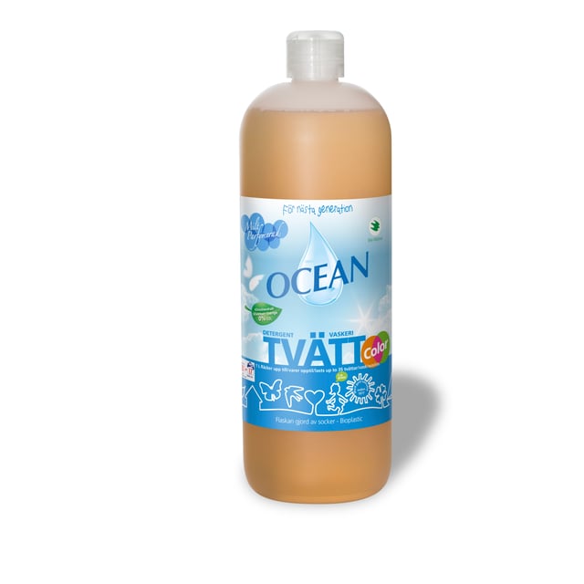 Ocean Flytande Tvättmedel Color Parfymerad 1 liter | Hushåll - Tvättmedel | Apoteka