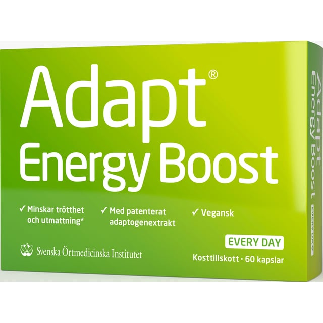 Adapt Energy Boost 60 kapslar | Vitaminer & kosttillskott - Vitaminer & mineraler - B-vitaminer - B-vitaminkomplex,Vitaminer & kosttillskott - Energi & fokus | Apoteka
