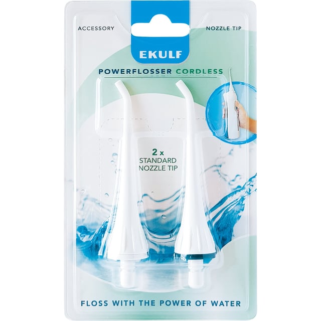 EKULF PowerFlosser Cordless Nozzle Tip 1 st | Munvård - Mellanrumsrengöring - Mellanrumsborstar | Apoteka