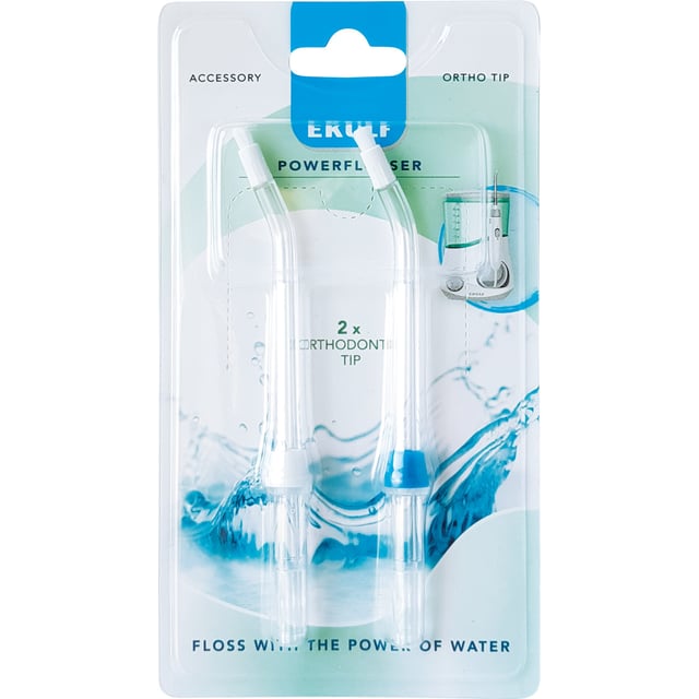 EKULF PowerFlosser Orthodontic Tip 2 st | Munvård - Mellanrumsrengöring - Mellanrumsborstar | Apoteka
