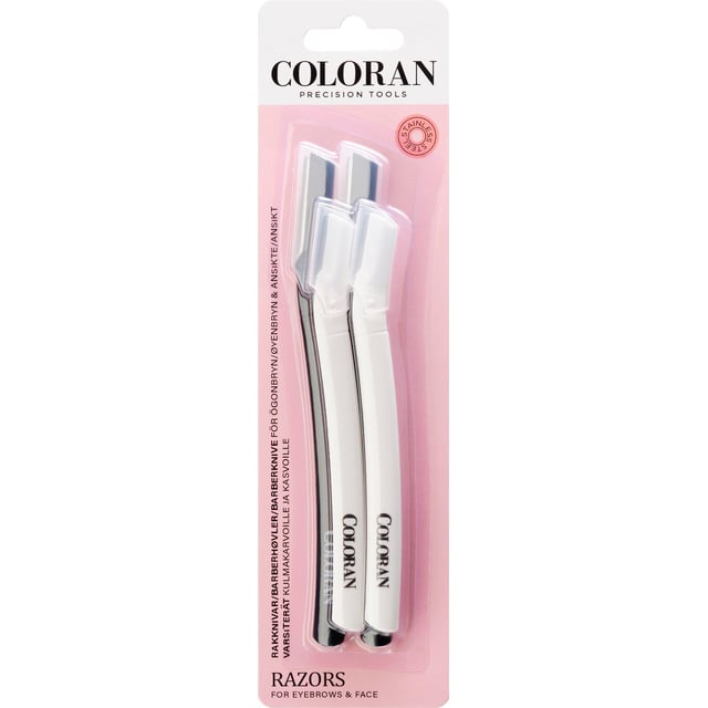 Coloran Razors For Eyebrows & Face 4 st