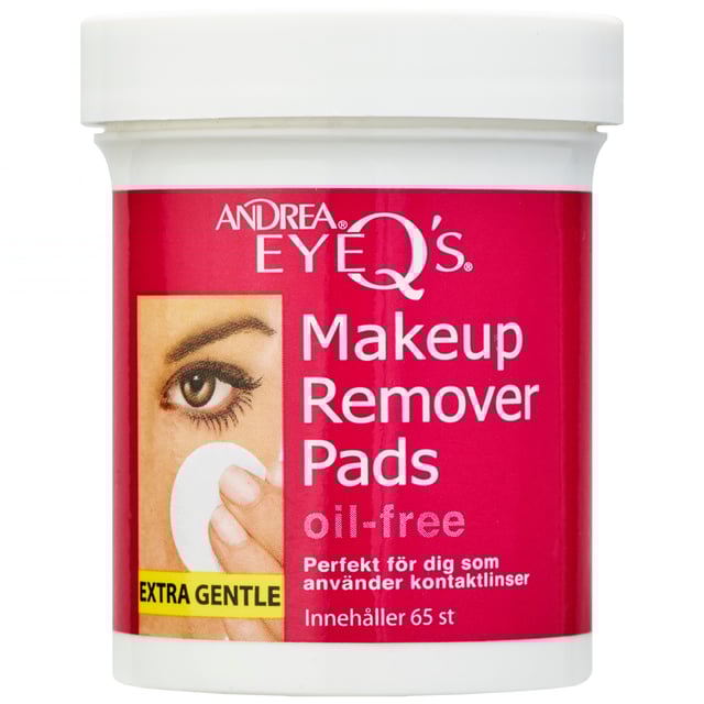 Andrea EyeQs Oil-Free makeup Remover Pads 65 st | Hudvård - Ansiktsvård - Ansiktsrengöring - Rengöringsservetter,Smink - Sminkborttagning | Apoteka