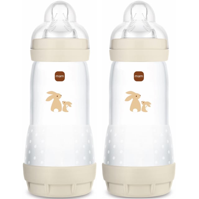 MAM Easy Start Anti-Colic 320ml 2-pack Neutral | Baby, barn & förälder - Mata - Nappflaskor för nyfödda,Baby, barn & förälder - Mata - Nappflaskor & vällingflaskor | Apoteka