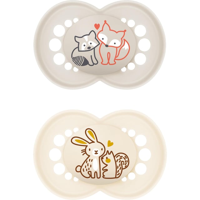 MAM Original 6-16 månader Silk Neutral 2-pack | Baby, barn & förälder - Nappar & napphållare - Nappar | Apoteka