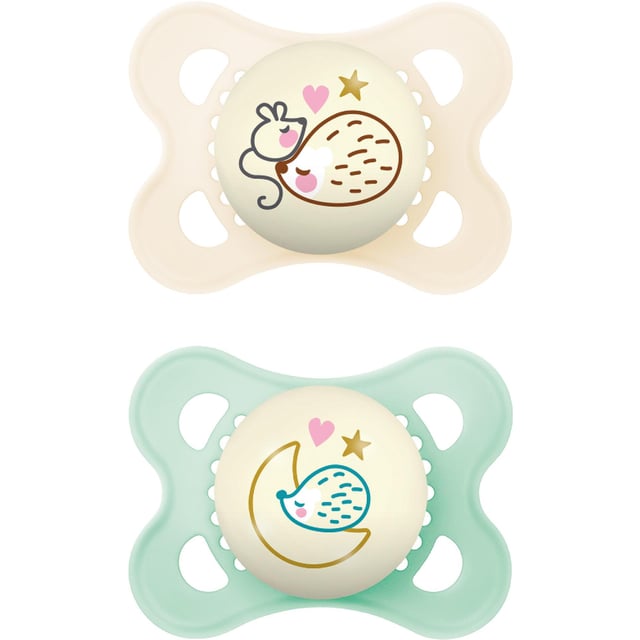 MAM Original Night 0-6 månader Neutral 2-pack | Baby, barn & förälder - Nappar & napphållare - Nattnappar,Baby, barn & förälder - Nappar & napphållare - Nappar för nyfödda | Apoteka