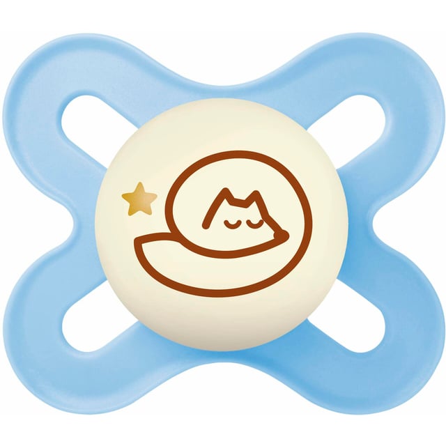 MAM Start Night 0-2m Silk Blue | Baby, barn & förälder - Nappar & napphållare - Nattnappar,Baby, barn & förälder - Nappar & napphållare - Nappar | Apoteka