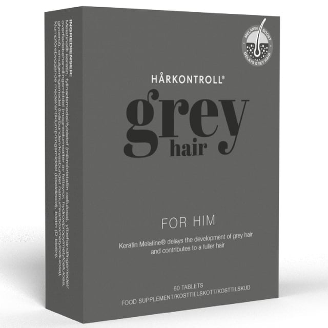 Hårkontroll Grey Hair For Him 60 tabletter