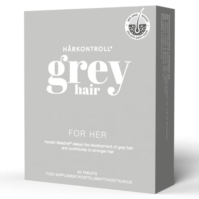 Hårkontroll Grey Hair For Her 60 tabletter