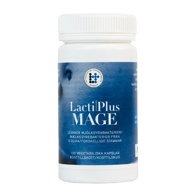 LactiPlus Mage 120 kapslar | Vitaminer & kosttillskott - Kosttillskott för mage - Mjölksyrabakterier,Mage & tarm - Mjölksyratabletter | Apoteka