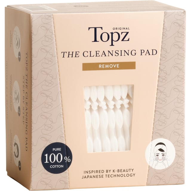 Topz Premium The Cleansing Pad 40 st | Hudvård - Ansiktsvård - Tillbehör - Bomullspads,Smink - Sminkborttagning | Apoteka