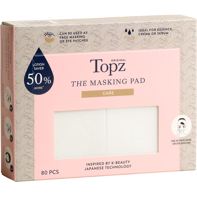 Topz Premium The Masking Pad 80 st | Hudvård - Ansiktsvård - Tillbehör - Bomullspads,Hudvård - Ansiktsvård - Eye patches | Apoteka