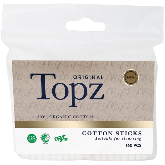 Topz Premium Refill Cotton Sticks 160 st