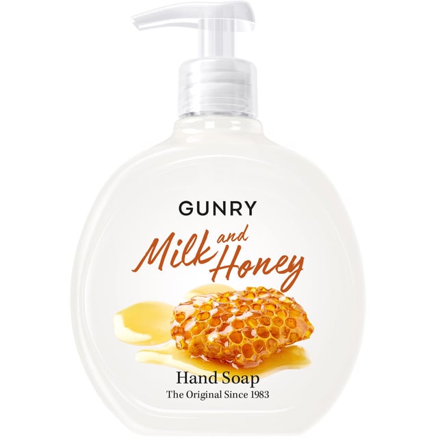 Gunry Flytande Tvål Milk & Honey 500 ml | Hudvård - Händer & fötter - Handvård - Handtvål | Apoteka
