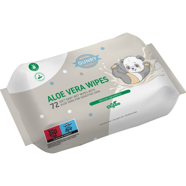 Gunry Baby Våtservetter Aloe Vera 72st | Baby, barn & förälder - Blöjor & våtservetter - Tvättlappar,Baby, barn & förälder - Blöjor & våtservetter - Våtservetter | Apoteka