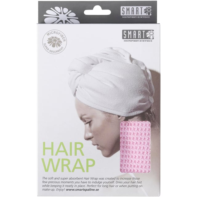 Smart Microfiber Hairwrap Rosa | Hårvård - Håraccessoarer - Hårband & diadem | Apoteka
