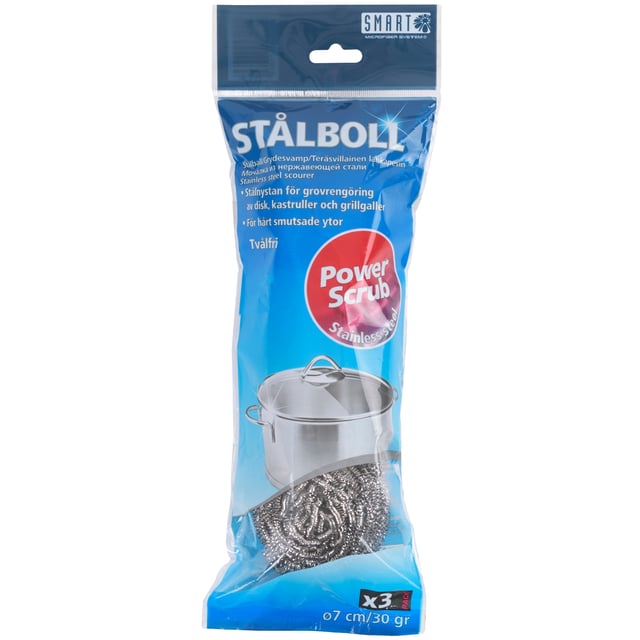 Smart Microfiber Stålboll 3-pack | Hushåll - Hushållstillbehör,Hushåll - Rengöringsmedel | Apoteka