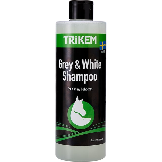 TRIKEM Grey & White Shampoo 500 ml | Djur - Pälsvård - Pälsvård för hästar | Apoteka