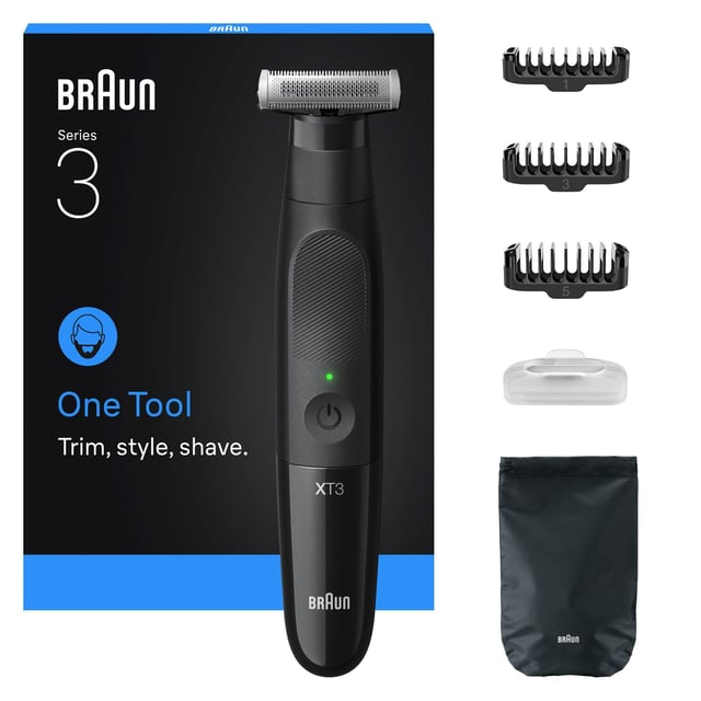 Braun All-in-One Series XT3, +5 Stylingverktyg, XT3100, Svart | Hudvård - Hudvård för män - Skäggvård - Skäggtrimmer,Hudvård - Rakning & hårborttagning - Rakapparat | Apoteka