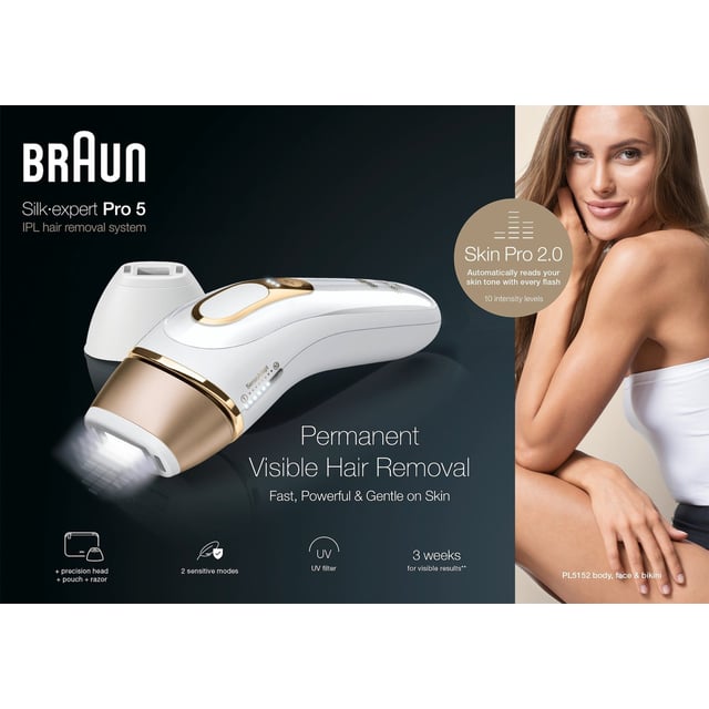 Braun IPL Silk·expert Pro 5 PL5152 | Hudvård - Rakning & hårborttagning - Epilering & IPL | Apoteka