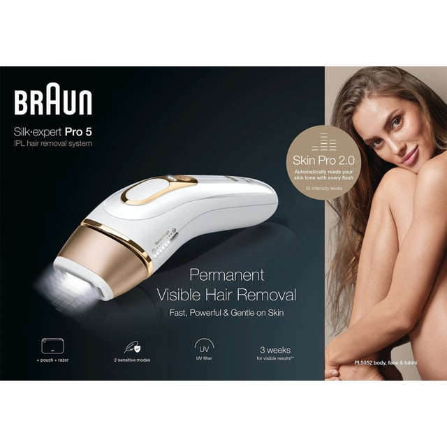 Braun IPL Silk·expert Pro 5 PL5052 | Hudvård - Rakning & hårborttagning - Epilering & IPL | Apoteka