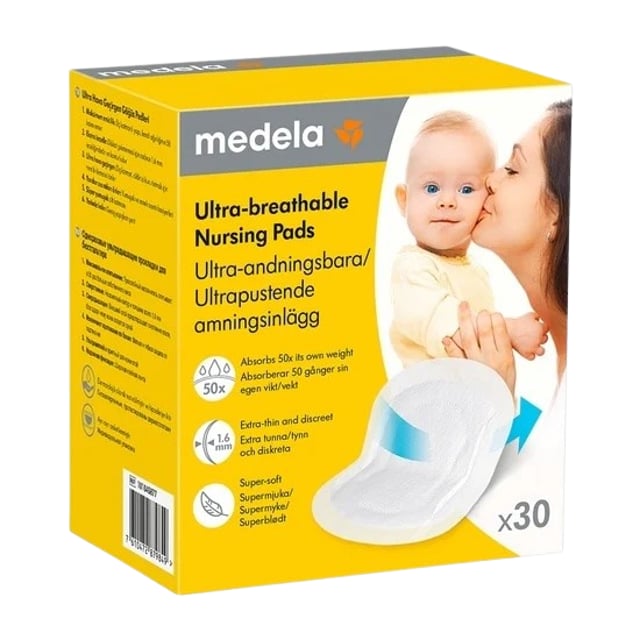 Medela Ultraandningsbara Amningsinlägg 30 st | Baby, barn & förälder - Amma - Amningsinlägg & amningskupor | Apoteka