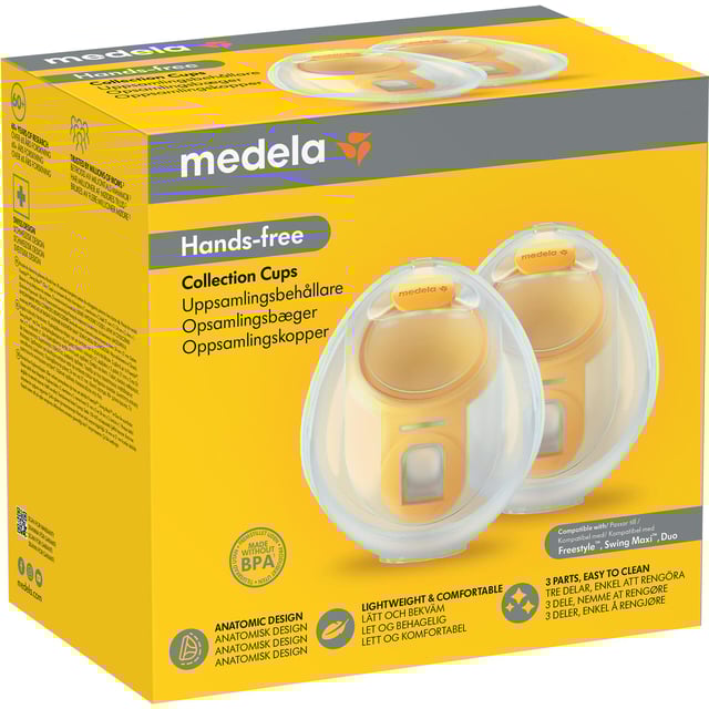 Medela Hands-free Uppsamlingsbehållare 2 st | Baby, barn & förälder - Amma - Tillbehör för amning | Apoteka