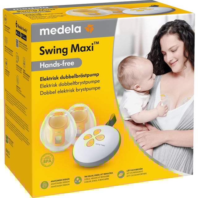 Swing Maxi Hands-free Dubbelbröstpump | Baby, barn & förälder - Amma - Bröstpumpar | Apoteka