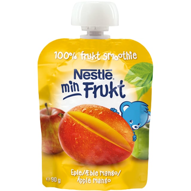 Nestlé Min Frukt Äpple & Mango 90 g | Baby, barn & förälder - Barnmat - Klämmisar,Mat & dryck - Barnmat - Barnmat mellanmål,Baby, barn & förälder - Barnmat - Barnmat mellanmål | Apoteka