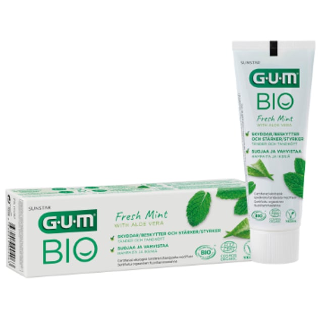 GUM BIO Tandkräm 75 ml | Munvård - Tandkräm | Apoteka